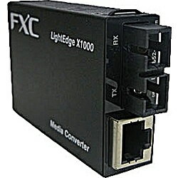 【送料無料】FXC LEX1852-20-ASB5 10/ 100/ 1000BASE-T to LX(2芯SC、SMF20km) メディアコンバータ + 同製品SB5バンドル【在庫目安:お取り寄せ】