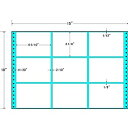 東洋印刷 MT15Y タックフォームラベル 15インチ×10インチ 9面付(1ケース500折)| ラベル シール シート シール印刷 プリンタ 自作