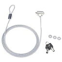 【送料無料】サンワサプライ SL-31 ノートパソコンセキュリティキット【在庫目安:僅少】| サプライ 盗難防止ワイヤー 盗難防止 盗難 防止 ワイヤー ワイヤ ロック セキュリティ 錠 鍵(2)