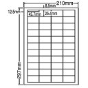 シートカットラベル A4版 44面付(1ケース500シート)詳細スペックタイプ専用紙サイズ(規格)A4入数500シート/ケース白色度80%GPN(グリーン購入ネットワーク)登録