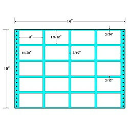 【送料無料】東洋印刷 MT14J タックフォームラベル 14インチ×10インチ 20面付(1ケース500折)【在庫目安:お取り寄せ】| ラベル シール シート シール印刷 プリンタ 自作