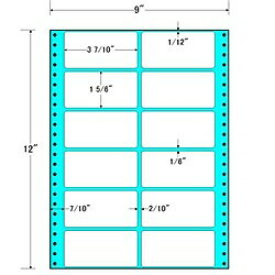【送料無料】東洋印刷 M9D タックフォームラベル 9インチ×12インチ 12面付(1ケース500折)【在庫目安:お..