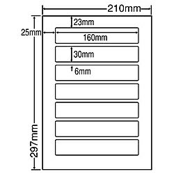 シートカットラベル A4版 7面付(1ケース500シート)詳細スペックタイプ専用紙サイズ(規格)A4入数500シート/ケース白色度80%GPN(グリーン購入ネットワーク)登録