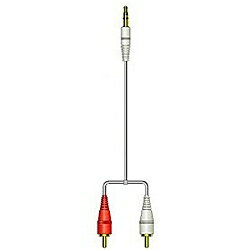 JVCケンウッド CN-MP150-W DAP用接続コードステレオミニプラグ-ピンプラグ×2(1.5m)ホワイト【在庫目安:お取り寄せ】