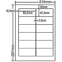 【送料無料】東洋印刷 NEA210F シートカットラベル A4版 12面付(1ケース500シート)【在庫目安:お取り寄せ】| ラベル シール シート シ..