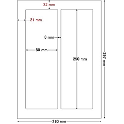 【送料無料】東洋印刷 LDW2Z シートカットラベル A4版 2面付(1ケース500シート)【在庫目安:お取り寄せ】| ラベル シール シート シール印刷 プリンタ 自作