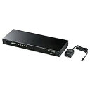 【送料無料】サンワサプライ SW-KVM8UP PS/ 2・USB両対応パソコン自動切替器(8:1)【在庫目安:僅少】| パソコン周辺機器 KVMスイッチ ラックマウント KVM スイッチ PC パソコン