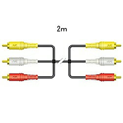 JVCケンウッド VX-18G ピンプラグX3-ピンプラグX3(2M)【在庫目安:お取り寄せ】