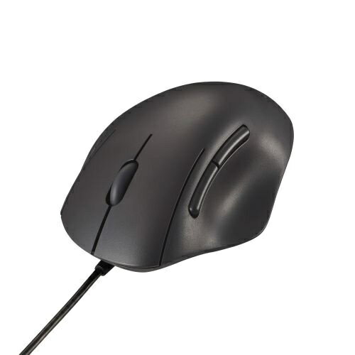 【在庫目安:あり】ELECOM M-SH21UBSKBK マウス/ SHELLPHA/ 有線/ 5ボタン/ Sサイズ/ 抗菌仕様/ 静音設計/ ブラック