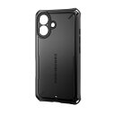 【在庫目安:あり】【送料無料】ELECOM PM-A24AZEROSBK iPhone 16/ ハイブリッドケース/ ZEROSHOCK Solid/ 極限保護...