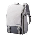 【送料無料】ELECOM BM-OFC01GY offtoco/ 2STYLEバックパック/ for travelers/ 大容量/ 26L/ インナーボックス付属/ グレー【在庫目安:お取り寄せ】 サプライ カメラバッグ