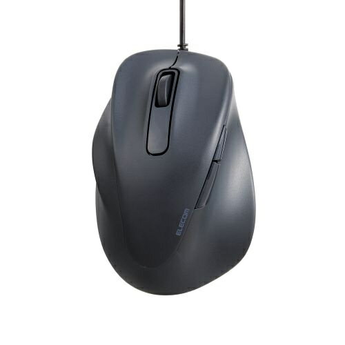 【送料無料】ELECOM M-XGS31UBSKBK マウス/ EX-G/ 2023年モデル/ 左手専用/ Sサイズ/ 有線/ 5ボタン/ 抗菌仕様/ 静音設計/ ブラック【在庫目安:お取り寄せ】