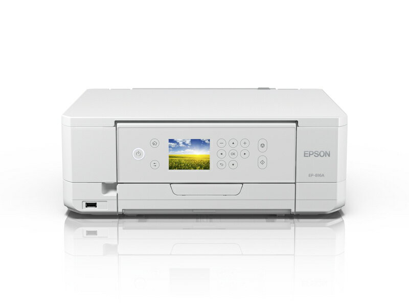 【送料無料】EPSON EP-816A A4カラーインクジェット複合機/ Colorio/ 6色/ 無線LAN/ スマホ対応/ 両面/..