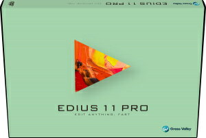 EDIUS 11 Pro　通常版 ・調整クリップ機能・ SNS 用の目的別エクスポートプリセット・ Mync ウィンドウ（連携）・ Sony XAVC H サポート・ HEIF サポート・ OFX プラグイン ネイティブサポート・新ボーナスコンテンツプラグインパック（タイトラー、オーディオ編集、オーディオフィルター、ビデオフィルター） 詳細スペック プラットフォームWindows 対応OSWindows1064-bit（21H2以降）、Windows1164-bit 動作CPUインテル第5世代以降のプロセッサーまたは同等のAMDCPU 動作メモリ8GB以上（4K編集には16GB以上） 動作HDD容量EDIUSのインストールに6GB以上のSSDまたはSATA/7、200rpm以上のドライブが必要 注意事項インターネット環境：サポート、ソフトウェアの認証、および、アップデートに必要※本製品はライセンス認証のため定期的なインターネットへの接続が必要です 情報取得日20230928