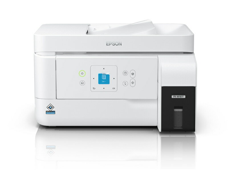 【送料無料】EPSON PX-M161T A4モノクロインクジェット複合機/ エコタンク搭載モデル/ 顔料/ 有線・無線LAN/ スマホ対応/ 1.44型液晶【在庫目安:僅少】| プリンター プリンタ 複合機
