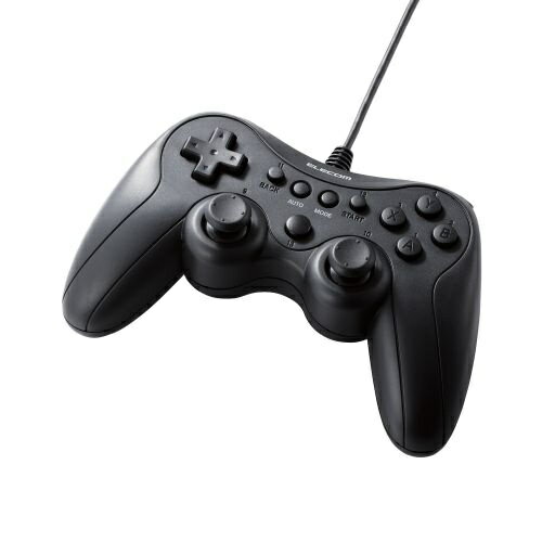 【送料無料】ELECOM JC-GP20SBK ゲームパッド/ 有線/ Xinput/ PS系配置/ 連射/ スティックモード切替/ 軽量/ ブラック【在庫目安:お取り寄せ】 【送料無料】ELECOM JC-GP20SBK ゲームパッド/ 有線/ Xinput/ PS系配置/ 連射/ スティックモード切替/ 軽量/ ブラック【在庫目安:お取り寄せ】