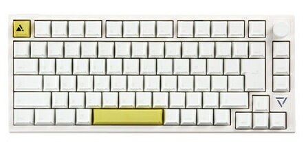 【送料無料】プリンストン UP-MKGA75-J/WH ガスケットマウント搭載 ゲーミングメカニカルキーボード (日本語キー/ ホワイト)【在庫目安:お取り寄せ】