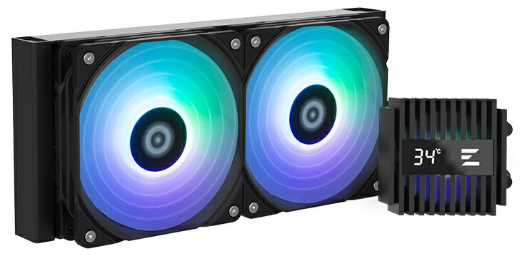 【送料無料】ZALMAN 簡易水冷CPUクーラー ALPHA2 A24 Black【在庫目安:お取り寄せ】