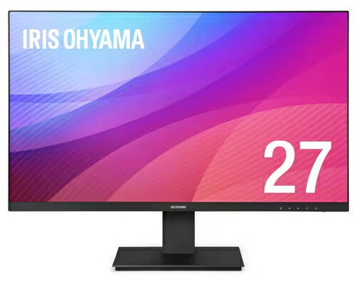 【送料無料】アイリスオーヤマ ILD-D27FHT-B 液晶ディスプレイ (27型/ 1920×1080/ DC IN、VGA、HDMI×1/ ブラック/ スピーカー:なし)【在庫目安:僅少】