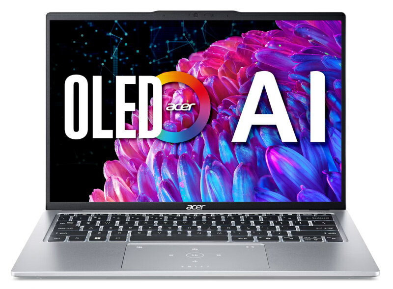 【在庫目安:あり】【送料無料】Acer SFG14-73P-N56Y Swift Go (Core Ultra 5プロセッサー 125H/ 16GB/ 512GB SSD/ 光学ドライブなし/ Windows 11 Pro/ Officeなし/ 14.0型/ 2880×1800/ WQXGA+/ 16:10/ ピュアシルバー)