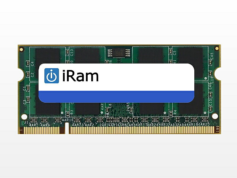 【送料無料】iRam Technology IR2GSO667D2 Mac 増設メモリ DDR2/ 667 2GB 200pin SO-DIMM【在庫目安:お..