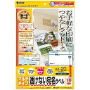 サンワサプライ LB-EM24 下地が透けないマルチラベル(名刺サイズ)【在庫目安:お取り寄せ】| ラベル シール シート シール印刷 プリンタ 自作|詳細画像