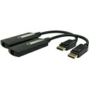 光ファイバーDisplayPortエクステンダー　50m（pigtailタイプ）DisplayPort 対応。SC-SC 1ch マルチモード光ファイバー対応のDisplayPortエクステンダー。高速で長距離伝送のトランスミッターとレシーバー、光ファイバーケーブル50mのセット。DisplayPort standard v1.1aに互換。DPCD対応（HDCP modeサポート無し）。WQXGA(2560 x 1600)@60Hzをサポート。