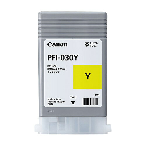 【送料無料】Canon 3492C001 インクタンク PFI-030 Y【在庫目安:僅少】| インク インクカートリッジ インクタンク 純正 純正インク