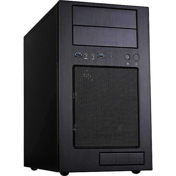 【送料無料】SilverStone SST-TJ08B-E ミニタワーケース ブラック【在庫目安:お取り寄せ】