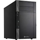 【送料無料】SilverStone SST-PS07B ミニタワーケース ブラック【在庫目安:お取り寄せ】