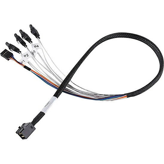【送料無料】SilverStone SST-CPS05 Mini-SAS - SATAケーブル【在庫目安:お取り寄せ】| パソコン周辺機器 シリアルSCSIケーブル シリアル SCSI ケーブル SAS SASケーブル