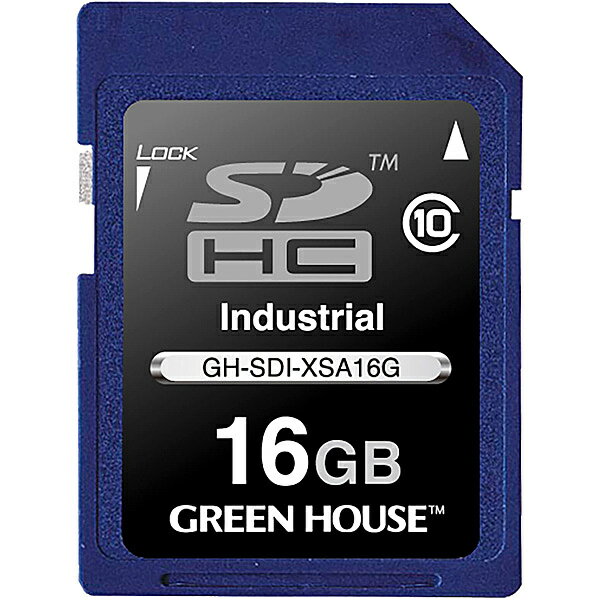 ̵GREEN HOUSE GH-SDI-XSA16G ȥꥢSDHC SLC -40+85 16GBں߸ܰ:󤻡