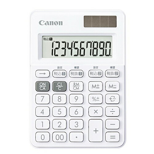 Canon 3946C001 電卓 LS-100WT-SW JPN SOB【在庫目安:お取り寄せ】| 事務機 電卓 計算機 電子卓上計算機 小型 演算 計算 税計算 消費税 税 Canon 3946C001 電卓 LS-100WT-SW JPN SOB【在庫目安:お取り寄せ】| 事務機 電卓 計算機 電子卓上計算機 小型 演算 計算 税計算 消費税 税