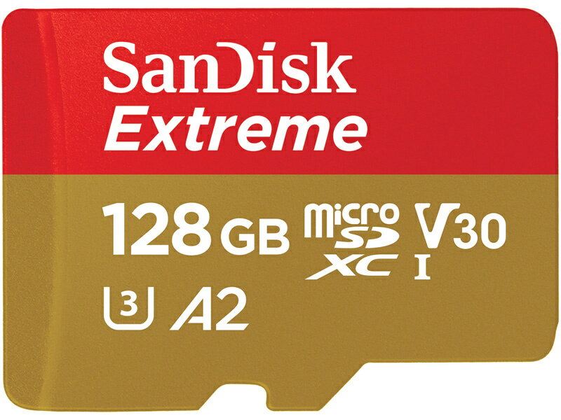 SanDisk SDSQXAA-128G-JN3MD エクストリーム microSDXC UHS-I カード 128GB