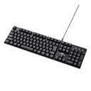 【送料無料】サンワサプライ SKB-MK3BK メカニカルキーボード【在庫目安:お取り寄せ】