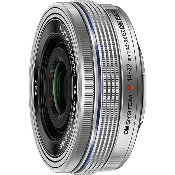 【送料無料】OLYMPUS ED 14-42mm F3.5-5.6 EZ SLV OM M.ZUIKO DIGITAL ED 14-42mm F3.5-5.6 EZ シルバー【在庫目安:お取り寄せ】| カメラ ズームレンズ 交換レンズ レンズ ズーム 交換 マウント