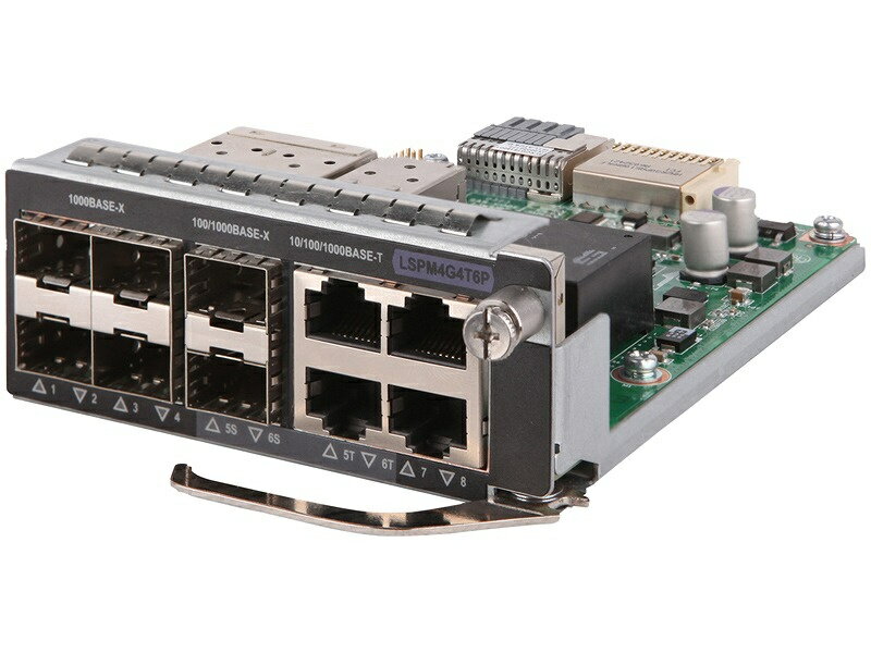 【送料無料】S0T02A HPE Networking Comware 5140HI/ 5520HI/ 5600HI 4-port 10/ 100/ 1000Base-T 6-port SFP Module【在庫目安:お取り寄せ】| パソコン周辺機器 拡張モジュール モジュール 拡張 PC パソコン