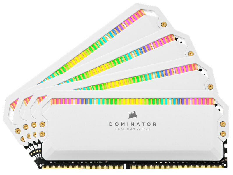 ̵ۥ륻() CMT32GX4M4E3200C16W DDR4 3200MHz 32GB(8GBx4) DIMM Unbuffered 16-20-20-38 DOMINATOR PLATINUM RGB White 1.35Vں߸ܰ:󤻡