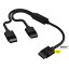 ̵ۥ륻() CL-9011124-WW iCUE LINK Y-Cable 600mmں߸ܰ:󤻡