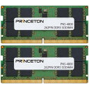 【送料無料】プリンストン PN5-4800-32GX2 64GB（32GB 2枚組） DDR5-4800 262Pin SODIMM【在庫目安:お取り寄せ】