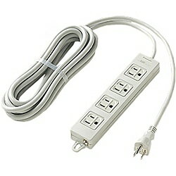【送料無料】Panasonic WCH2354H OAタップ（接地15A形）（4コ口・グレー）（5mコード付）（マグネット付）【在庫目安:お取り寄せ】