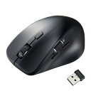 【送料無料】サンワサプライ MA-WBS524BK 静音ワイヤレスマウス(サイドホイール付き・5ボタン・ブラック)【在庫目安:お取り寄せ】