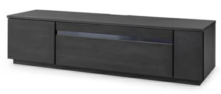 【送料無料】アイリスオーヤマ BTS-GD145UF-B ボックステレビ台 アッパータイプ ガラス扉付 145サイズ ブラック【在庫目安:お取り寄せ】| AV機器 AVラック ラック 台 テレビ AVボード TV