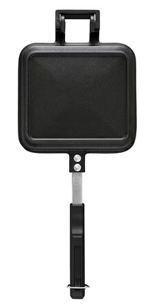 【送料無料】アイリスオーヤマ NGHS-SG 具だくさんホットサンドメーカーシングル ガス火専用 ブラック【在庫目安:お取り寄せ】