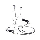【送料無料】ELECOM HS-VE300MBK ゲーミングイヤホン/ V custom/ 有線/ 3極3.5φ/ リケーブル可/ ブラック【在庫目安:お取り寄...