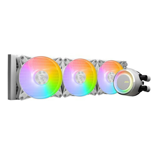 【送料無料】MSI(パーツ) MAG CORELIQUID E360 WHITE 360mmラジエーター搭載水冷CPUクーラー(ホワイトカラー版) /Intel LGA 1150/ 1151/ 1155/ 1156/ 1200/ 1700 /AMD AM5/ AM4/ TR4/ sTRx4 ソケット対応 【送料無料】MSI(パーツ) MAG CORELIQUID E360 WHITE 360mmラジエーター搭載水冷CPUクーラー(ホワイトカラー版) /Intel LGA 1150/ 1151/ 1155/ 1156/ 1200/ 1700 /AMD AM5/ AM4/ TR4/ sTRx4 ソケット対応