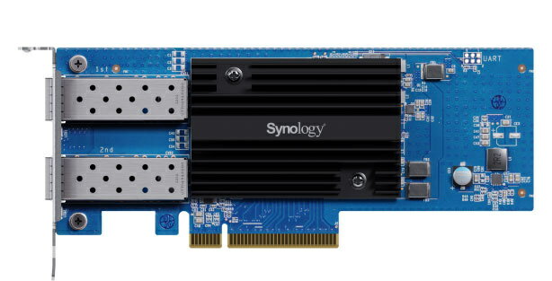 【送料無料】Synology E25G30-F2 Dual-port 25GbE SFP28 network card【在庫目安:お取り寄せ】| パソコン周辺機器 ネットワークストレージ ネットワーク ストレージ オプション 増設 交換