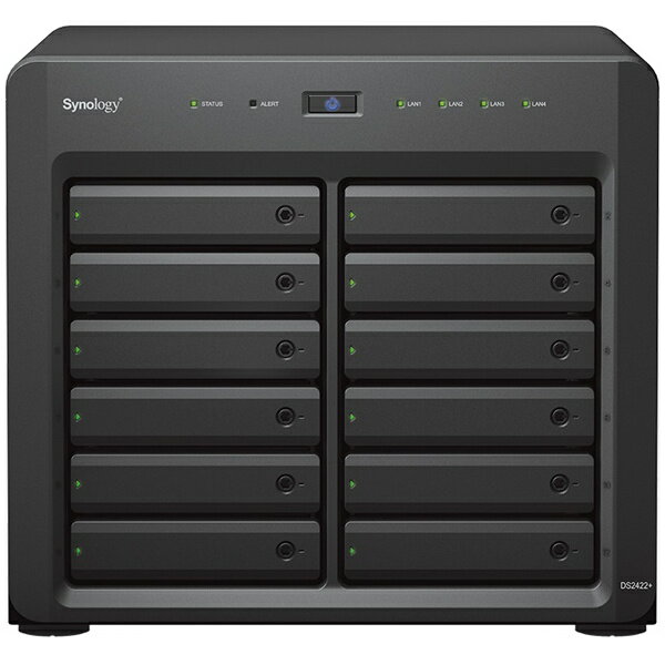 【送料無料】Synology AMD Ryzen V1500B搭載12ベイNAS DiskStation DS2422+ HDD非搭載モデル【在庫目安:僅少】| NAS RAID レイド