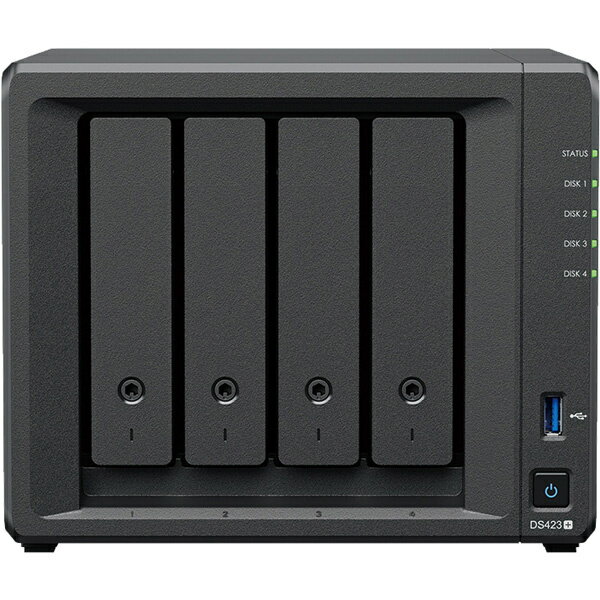 【在庫目安:あり】【送料無料】Synology Active Backup Suit対応高性能4ベイNASサーバー DiskStation DS423+| NAS RAID レイド