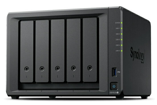 【送料無料】Synology AMD Ryzen V1500B CPU搭載5ベイNAS DiskStation DS1525+【在庫目安:僅少】| NAS RAID レイド